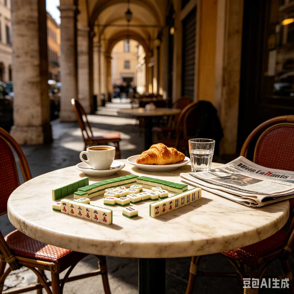 stable print mahjong set