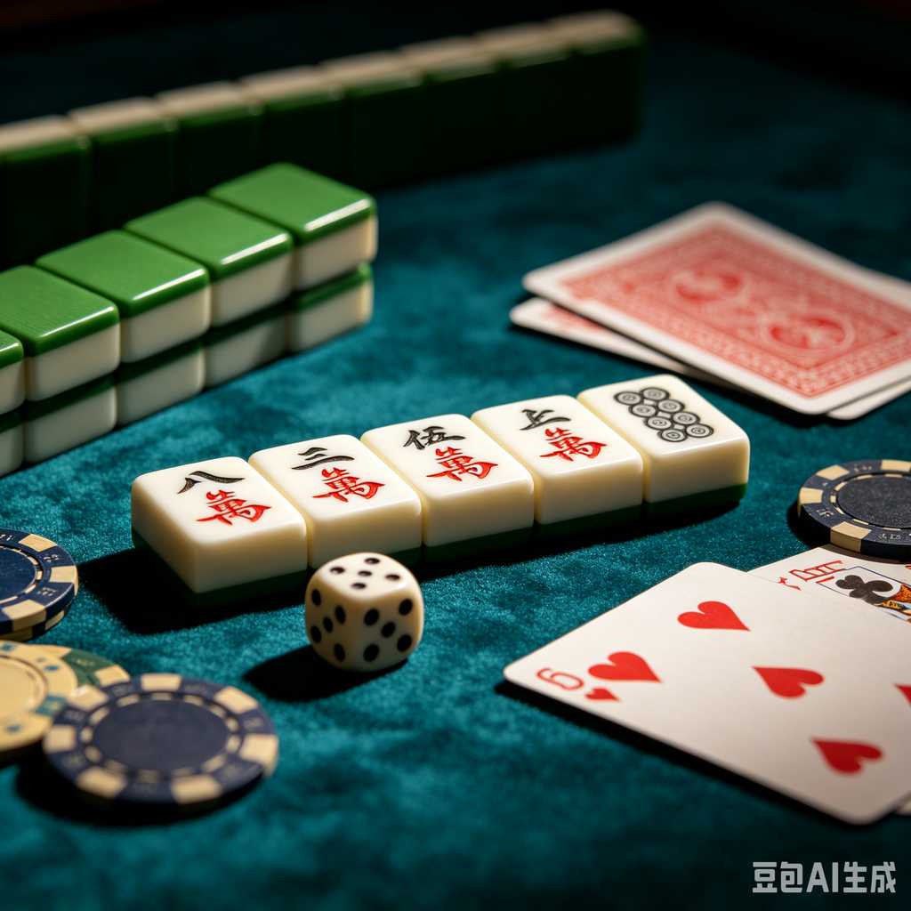 pink mahjong set